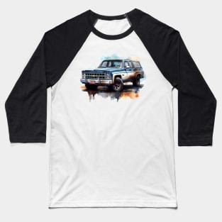 1980 Chevy Suburban Baseball T-Shirt